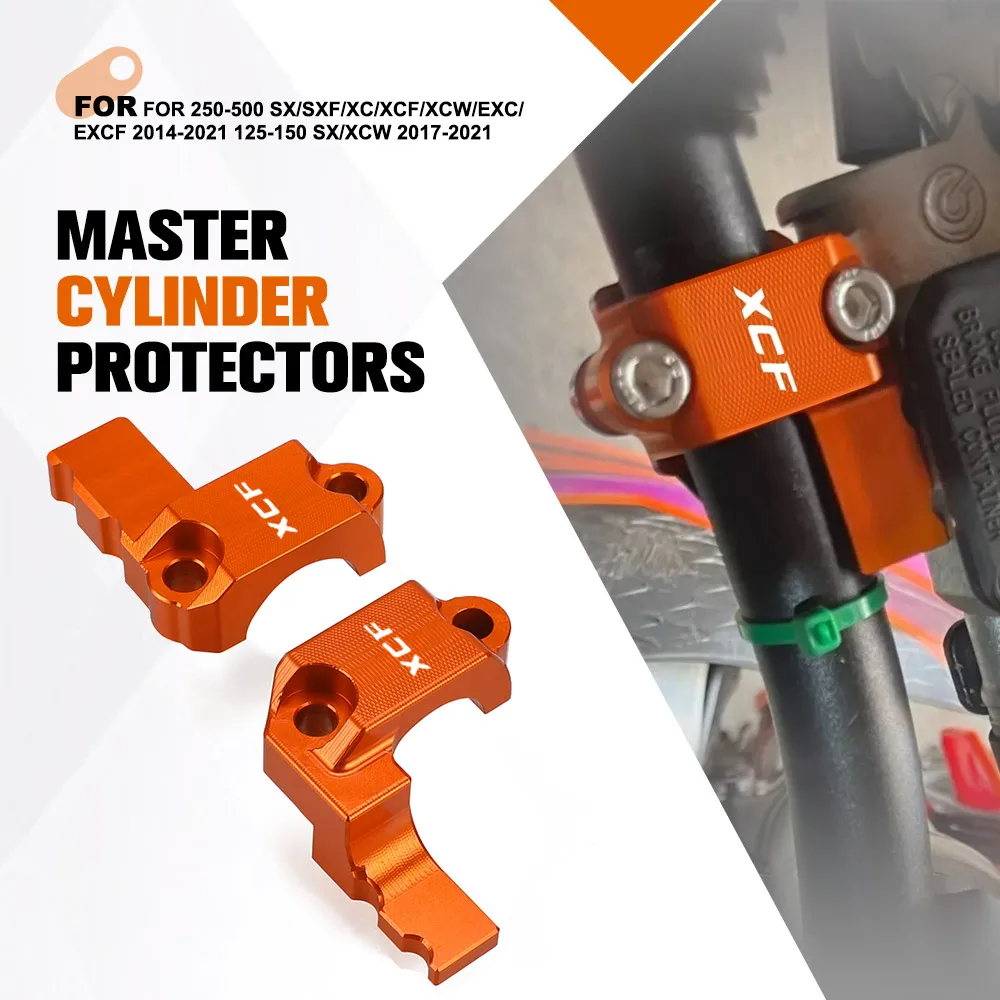 For 250-500 SX/SXF/XC/XCF/XCW/EXC/EXCF 2014-2021 125-150 SX/XCW 2017-2021 2020 2019 Motorcycle Master Cylinder Protector Guard
For 250-500 SX/SXF/XC/XCF/XCW/EXC/EXCF 2014-2021 125-150 SX/XCW 2017-2021 2020 2019 Motorcycle Master Cylinder Protector Guard