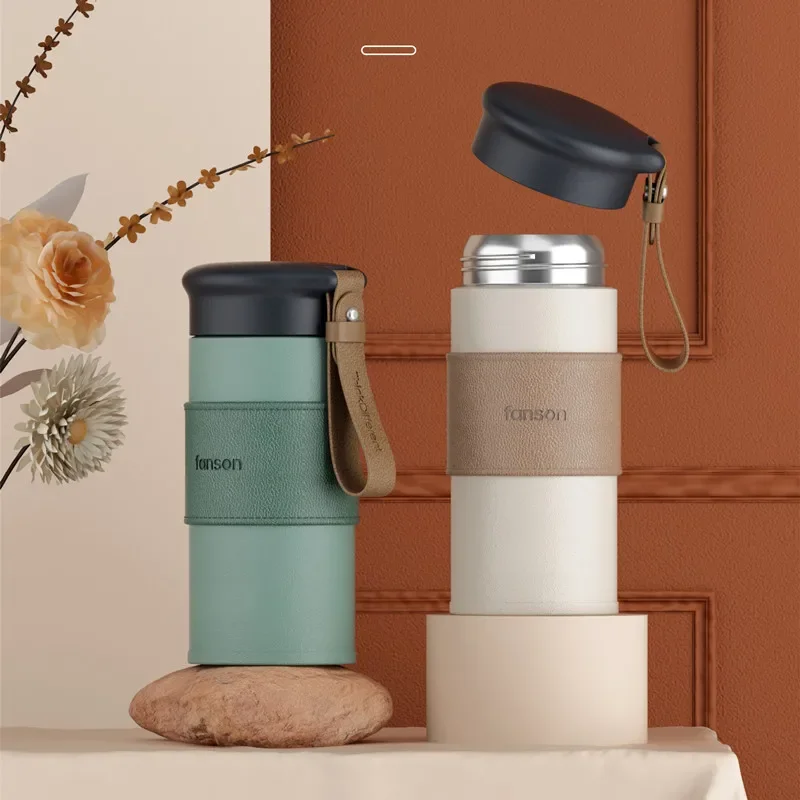 Portable Thermos Cup 304 Stainless Steel Coffee Cup Leather Textured Travel Office Water Bottle Drinkware Vacuum Flasks Gifts
Portable Thermos Cup 304 Stainless Steel Coffee Cup Leather Textured Travel Office Water Bottle Drinkware Vacuum Flasks Gifts