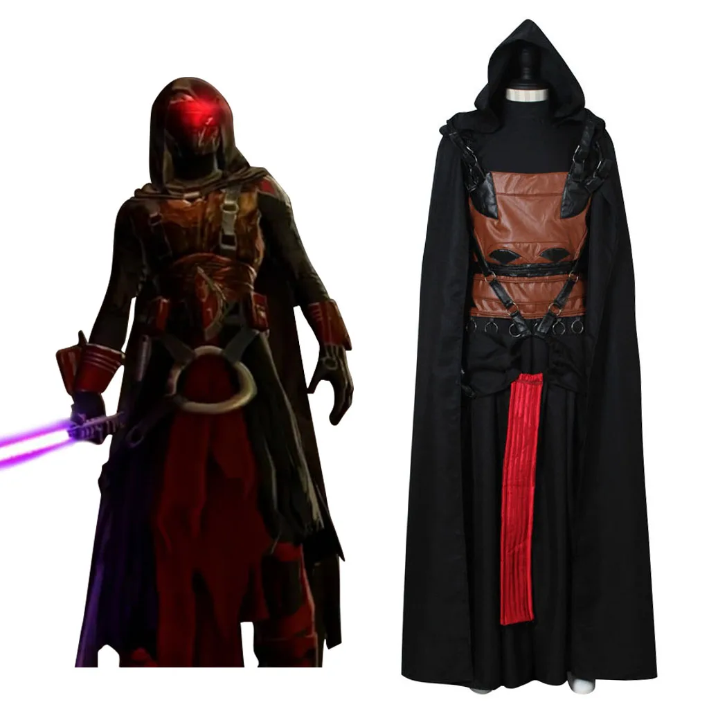SW Darth Cosplay Revan Costume Men's Black Outfit Cloak Halloween Carnival Party Full Set
SW Darth Cosplay Revan Costume Men's Black Outfit Cloak Halloween Carnival Party Full Set