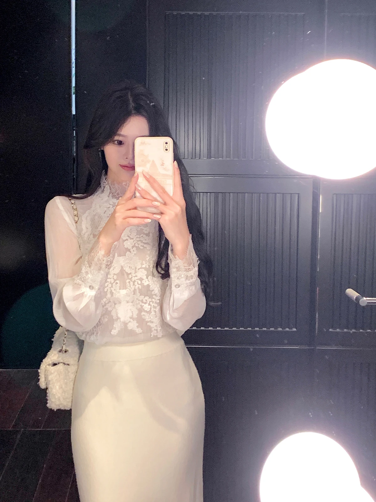 ByYou Autumn New Heavyweight f High Ne White Lace irt Women Base Layer Csole Two Piece Set Commute Sle Slim Fit
ByYou Autumn New Heavyweight f High Ne White Lace irt Women Base Layer Csole Two Piece Set Commute Sle Slim Fit