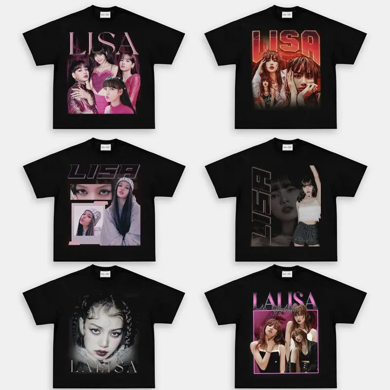 Plus Size Summer Hot Sale Lisa American Print High Street Hip Hop Loose Rock Short Sleeve Tide Brand Popular T-shirt Peplum
Plus Size Summer Hot Sale Lisa American Print High Street Hip Hop Loose Rock Short Sleeve Tide Brand Popular T-shirt Peplum