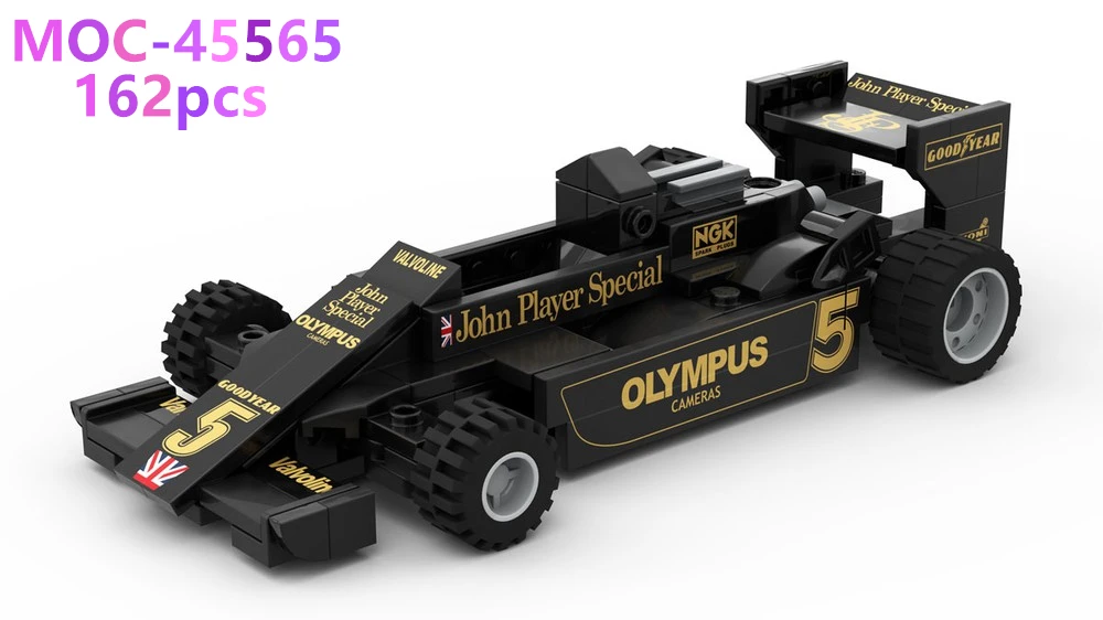 MOC-45565 гоночный автомобиль, 162 шт., совместимые рождественские подарочные строительные блоки для детей
MOC-45565 гоночный автомобиль, 162 шт., совместимые рождественские подарочные строительные блоки для детей