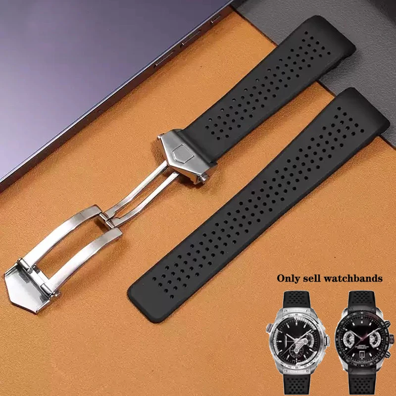 Ремешок для часов из натурального каучука для TAG HEUER GRAND CARRERA, водонепроницаемый спортивный ремешок 22 мм 24 мм, мягкий силиконовый браслет для часов
Ремешок для часов из натурального каучука для TAG HEUER GRAND CARRERA, водонепроницаемый спортивный ремешок 22 мм 24 мм, мягкий силиконовый браслет для часов