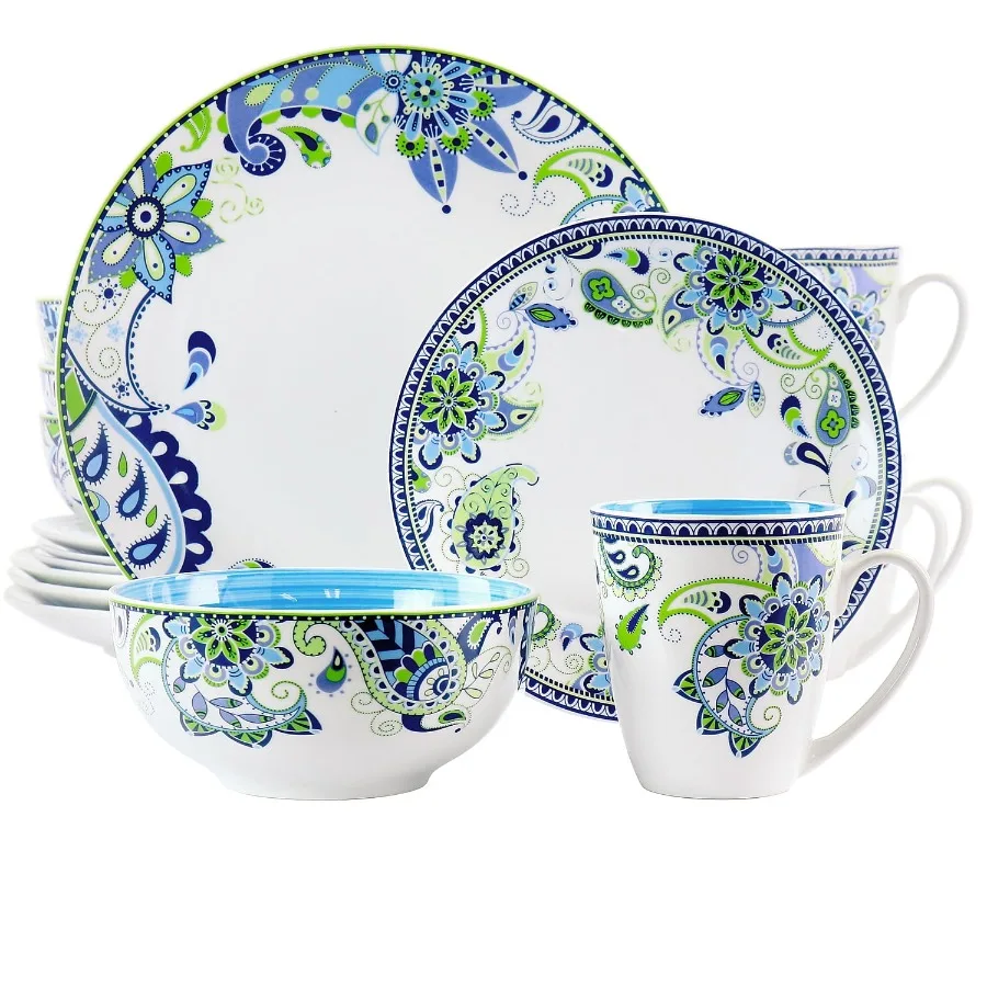 Blue Crush 16 Piece Round Porcelain Dinnerware Set
Blue Crush 16 Piece Round Porcelain Dinnerware Set