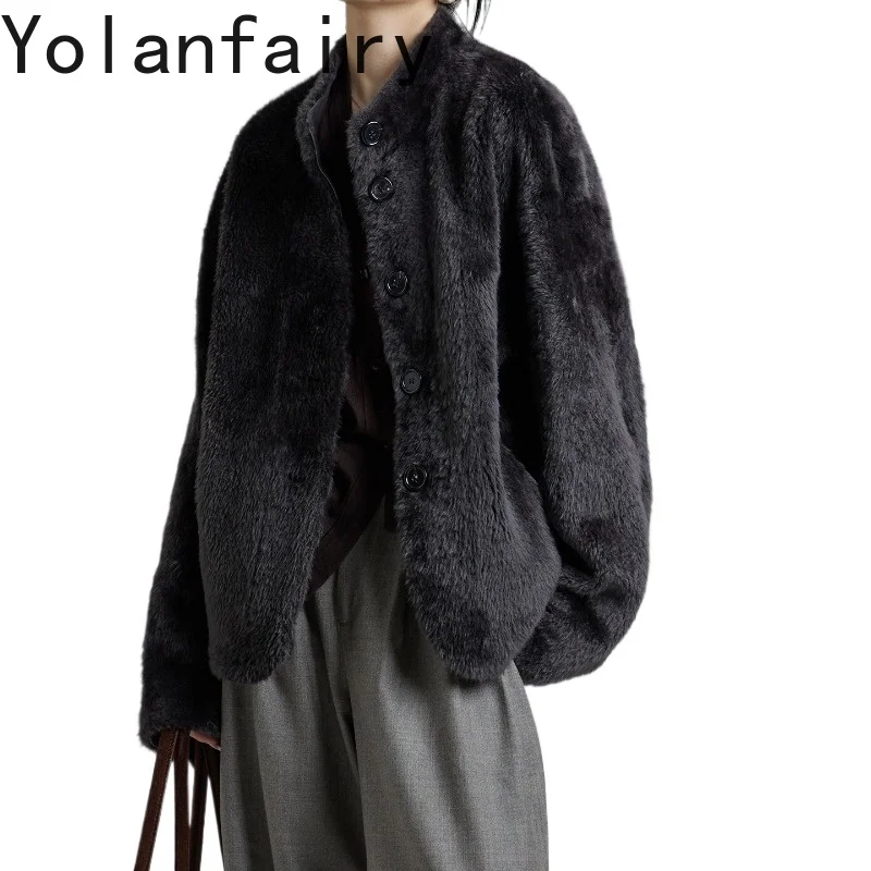 YOLANFAIRY 2026 Genuine Merino Sheepskin Shearling Jacket Women Winter Oversized Warm Real Fur Coats Woman Abrigo Piel Natural
YOLANFAIRY 2026 Genuine Merino Sheepskin Shearling Jacket Women Winter Oversized Warm Real Fur Coats Woman Abrigo Piel Natural