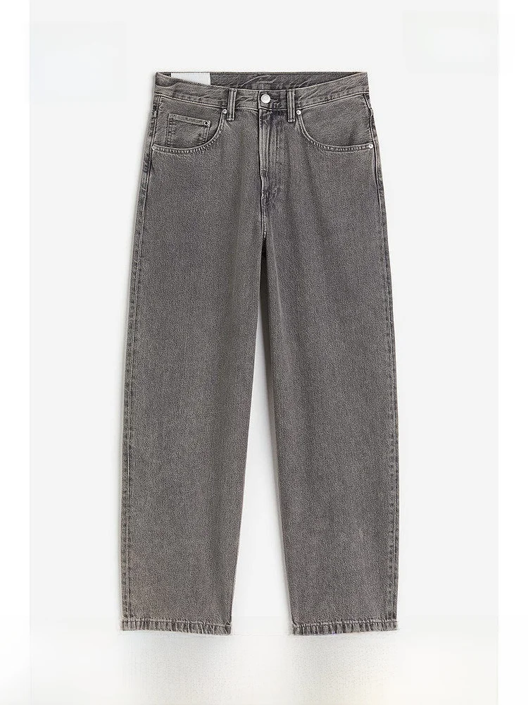 H&M Men's Loose High Waist Straight Leg Jeans Fashionable Long Trousers Spring Vintage Cotton Denim Straight Cut Casual Pants
H&M Men's Loose High Waist Straight Leg Jeans Fashionable Long Trousers Spring Vintage Cotton Denim Straight Cut Casual Pants
