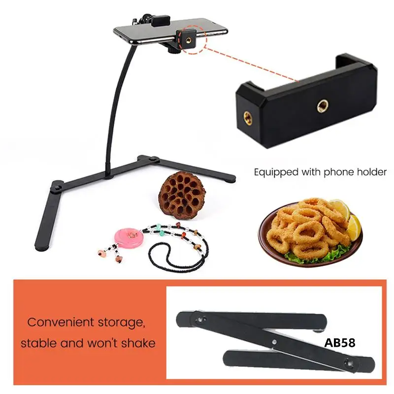 3X Adjustable Tripod With Cellphone Holder, Overhead Phone Mount, Table Top Teaching Online Stand For Live Streaming
3X Adjustable Tripod With Cellphone Holder, Overhead Phone Mount, Table Top Teaching Online Stand For Live Streaming