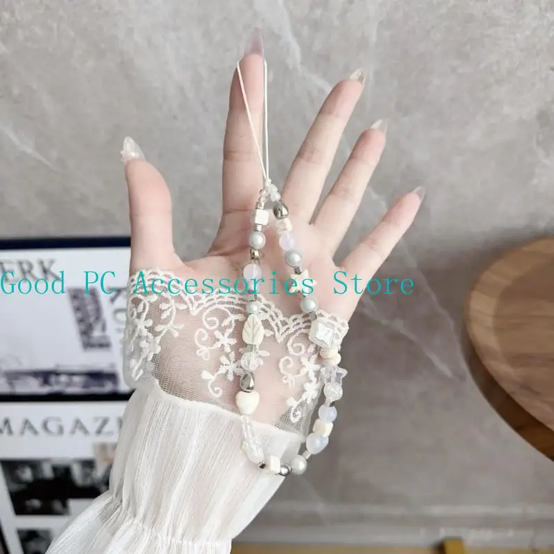 652F Elegant Handmade Beaded Keychain Pendant Chain Strap Fashion Cellphone Rope Women Telephone Lanyard Jewelry
652F Elegant Handmade Beaded Keychain Pendant Chain Strap Fashion Cellphone Rope Women Telephone Lanyard Jewelry