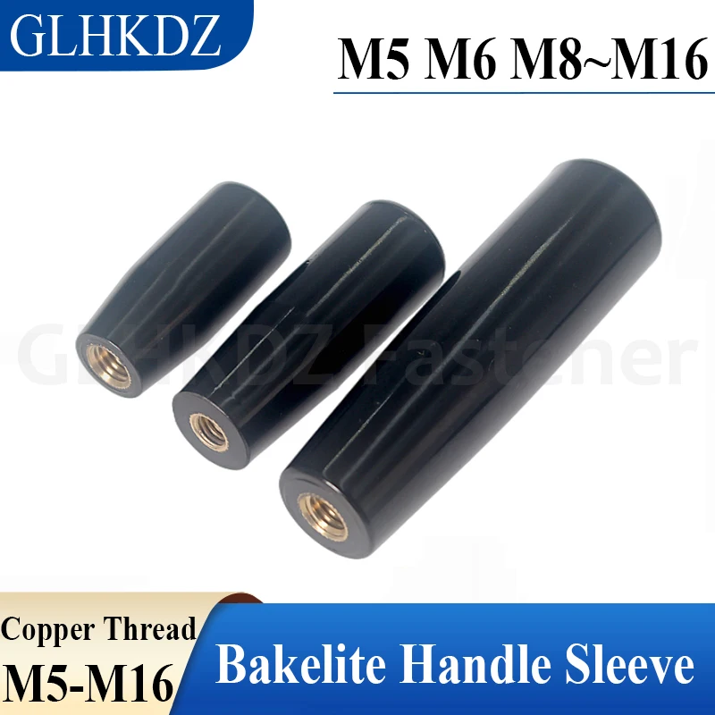 M5-M16 Bakelite Handle Sleeve with Copper Thread, Wear Resistant Universal Rocker Arm Mechanical Control Lever Handle Sleeve
M5-M16 Bakelite Handle Sleeve with Copper Thread, Wear Resistant Universal Rocker Arm Mechanical Control Lever Handle Sleeve