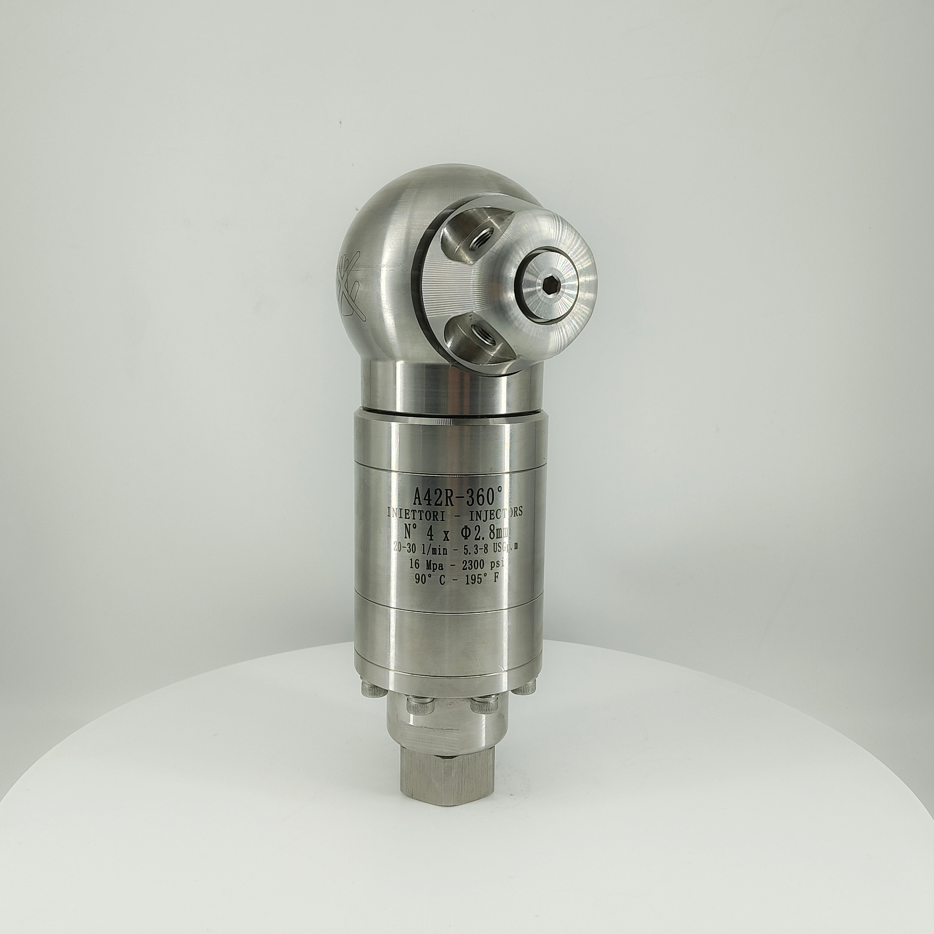 High Pressure Three Dimensional Rotating Nozzle
High Pressure Three Dimensional Rotating Nozzle