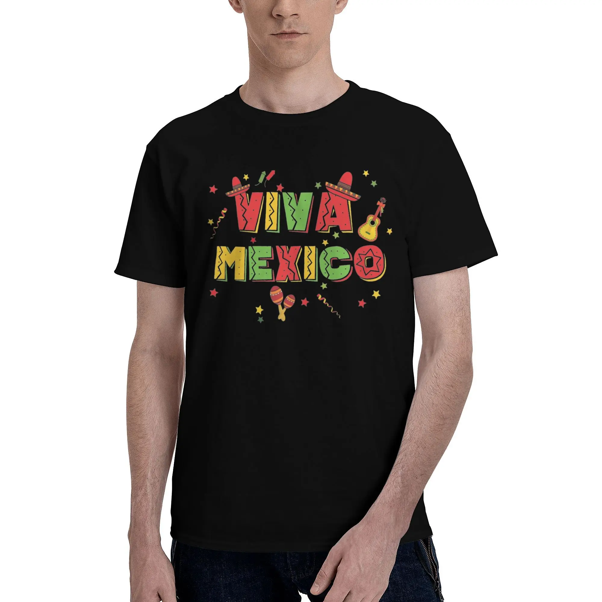 Футболка Viva Mexico на День независимости для мужчин и женщин, футболки с графическим принтом, хлопковая одежда
Футболка Viva Mexico на День независимости для мужчин и женщин, футболки с графическим принтом, хлопковая одежда