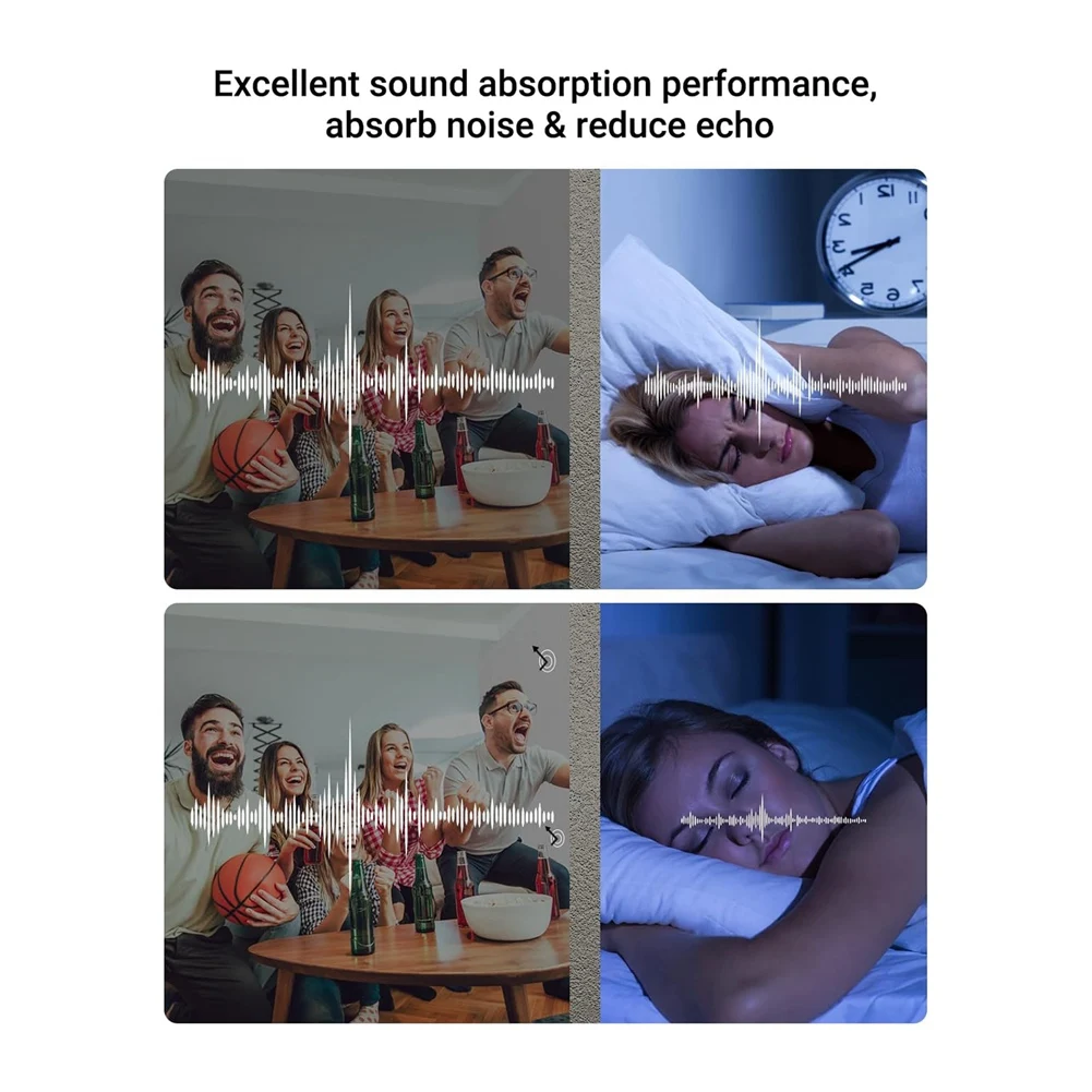 A37Q-12 Pack Sound Proof Panels,Y-Shape Self-Adhesive Acoustic Wall Panels,12X11x0.4Inch,For Home Office & Gaming Room
A37Q-12 Pack Sound Proof Panels,Y-Shape Self-Adhesive Acoustic Wall Panels,12X11x0.4Inch,For Home Office & Gaming Room