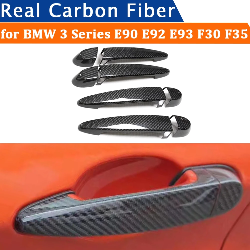 For BMW 3 Series E90 E92 E93 F30 F35 2005-2015 Car Accessories Real Carbon Fiber Door Handle Cover Frame Sticker Exterior Trim
For BMW 3 Series E90 E92 E93 F30 F35 2005-2015 Car Accessories Real Carbon Fiber Door Handle Cover Frame Sticker Exterior Trim