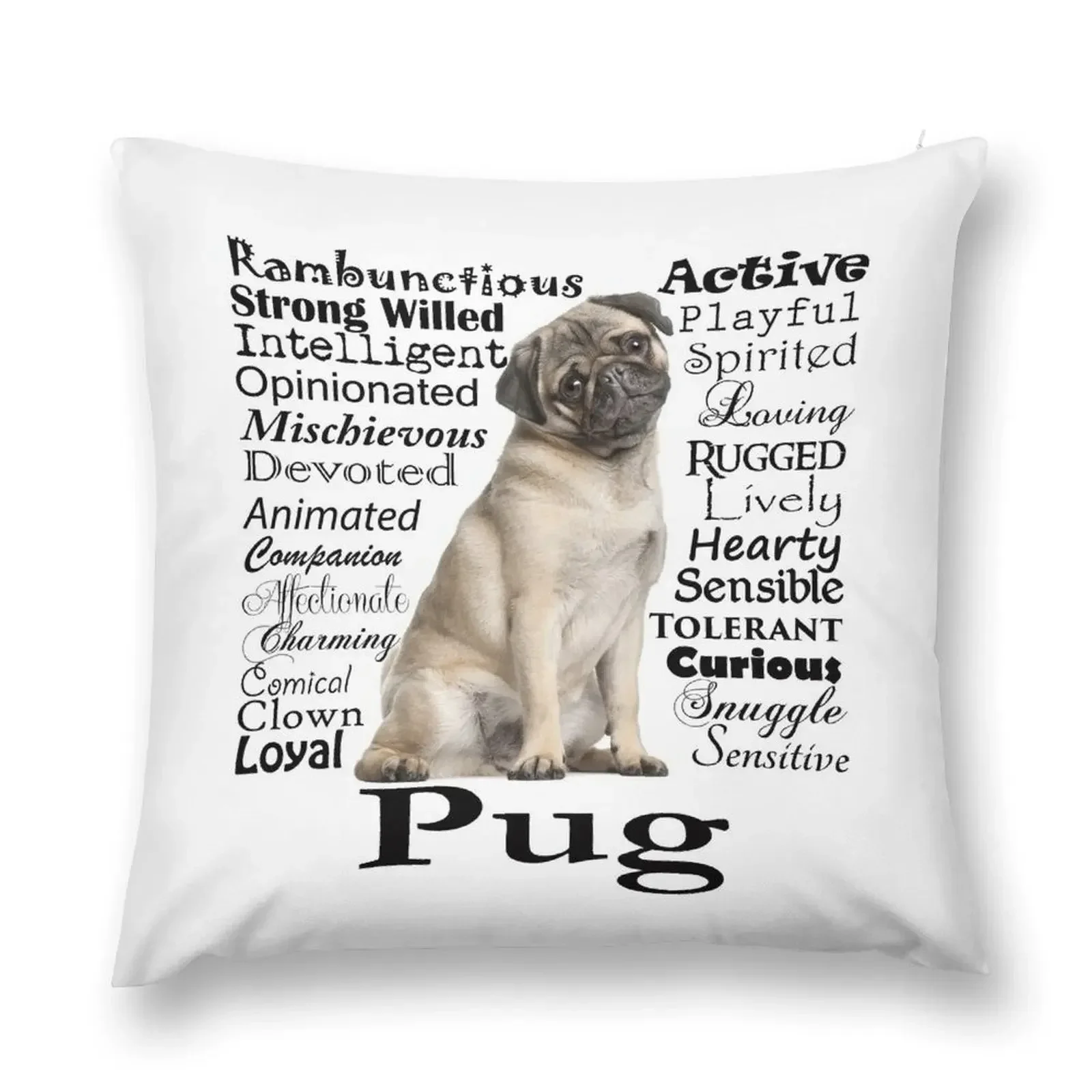 Pug Traits Throw Pillow luxury sofa pillows Cushions For Children Rectangular Cushion Cover pillow
Pug Traits Throw Pillow luxury sofa pillows Cushions For Children Rectangular Cushion Cover pillow