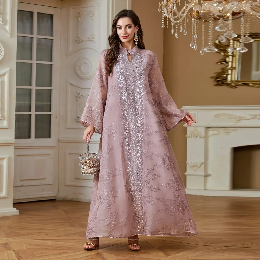 Abaya Muslim Women Dress V Neck Jalabiya Morocco Party Dress Abayas Casual Vestidos Largo Robe Moroccan Caftan Ramadan 2026
Abaya Muslim Women Dress V Neck Jalabiya Morocco Party Dress Abayas Casual Vestidos Largo Robe Moroccan Caftan Ramadan 2026