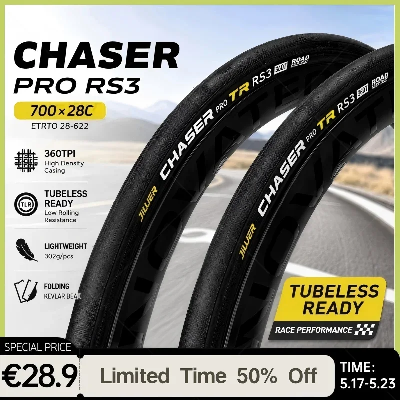 Tubeless Ready Road Bike Tires 700x28C Lightweight 360TPI Low Rolling Resistance Folding Anti-Puncture Bicycle Tyre-2PCS
Tubeless Ready Road Bike Tires 700x28C Lightweight 360TPI Low Rolling Resistance Folding Anti-Puncture Bicycle Tyre-2PCS