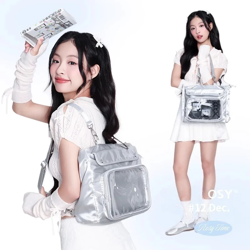 Large Capacity Ita Mochila Transparent Lightweighte Mochilas Durable Backpack School Bag Multi-function Bags for Woman
Large Capacity Ita Mochila Transparent Lightweighte Mochilas Durable Backpack School Bag Multi-function Bags for Woman
