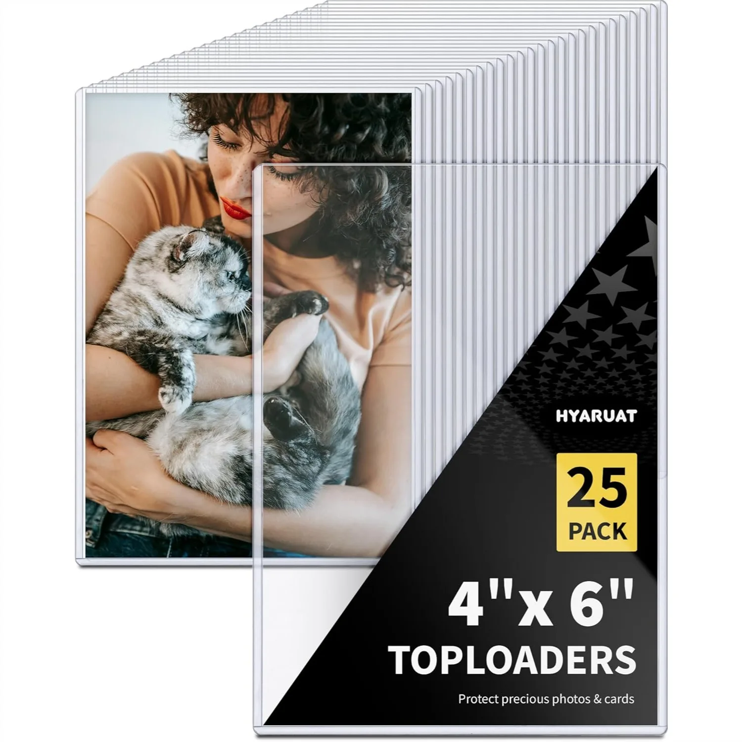 4x6 Toploader - Durable Hard Plastic Sleeves for Photo Cards, Kpop, Post and Trading Cards (25-Pack)
4x6 Toploader - Durable Hard Plastic Sleeves for Photo Cards, Kpop, Post and Trading Cards (25-Pack)