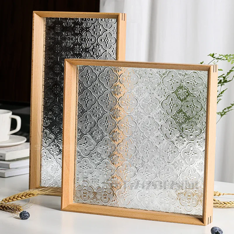 Vintage Begonia Pattern Glass Wood Tray New Chinese-Style Ornament Storage Tray Incense Candle Tea Tray Table Top Decoration
Vintage Begonia Pattern Glass Wood Tray New Chinese-Style Ornament Storage Tray Incense Candle Tea Tray Table Top Decoration