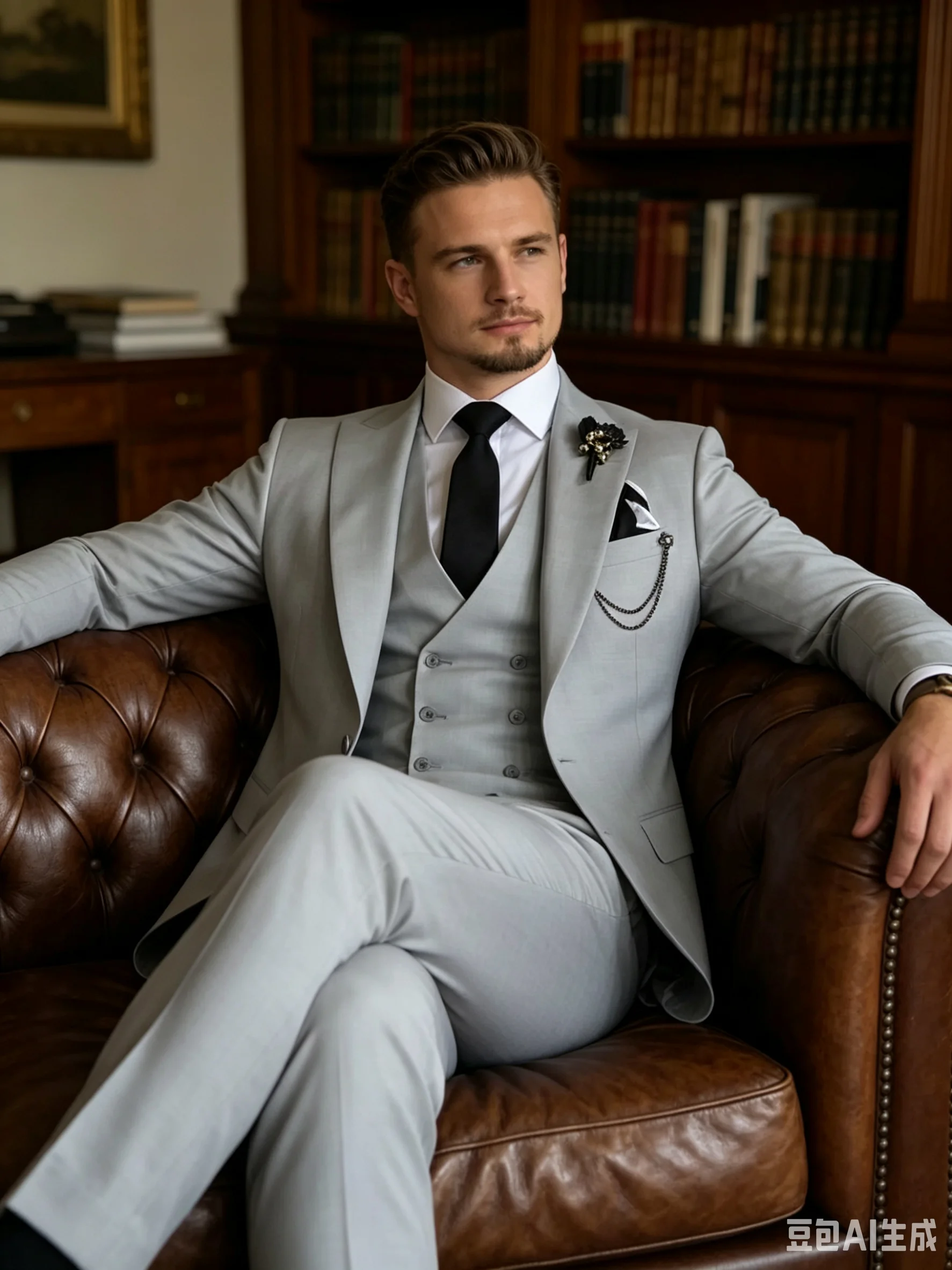 Elegant Light Gray Men's Wedding Tuxedo Slim Fit Notch Lapel Blazer Pants Vest Three-piece Tuxedos Youth Suit New Style Suit
Elegant Light Gray Men's Wedding Tuxedo Slim Fit Notch Lapel Blazer Pants Vest Three-piece Tuxedos Youth Suit New Style Suit