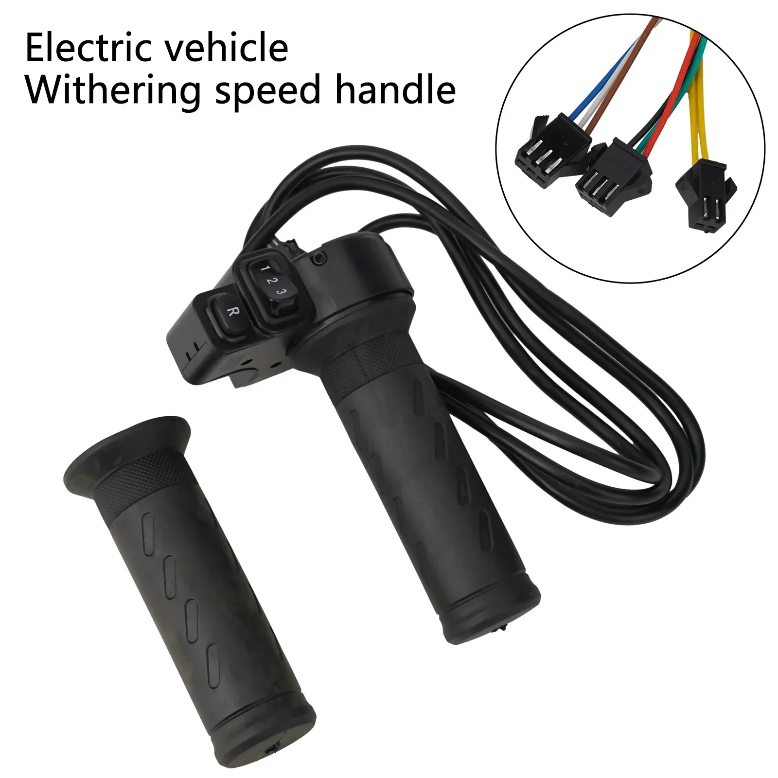 Electric Bike Speed Throttle 24V 36V 48V 72V 3-speed 8PIN Black E-bike EBike Electric Bicycle Electric Scooter
Electric Bike Speed Throttle 24V 36V 48V 72V 3-speed 8PIN Black E-bike EBike Electric Bicycle Electric Scooter