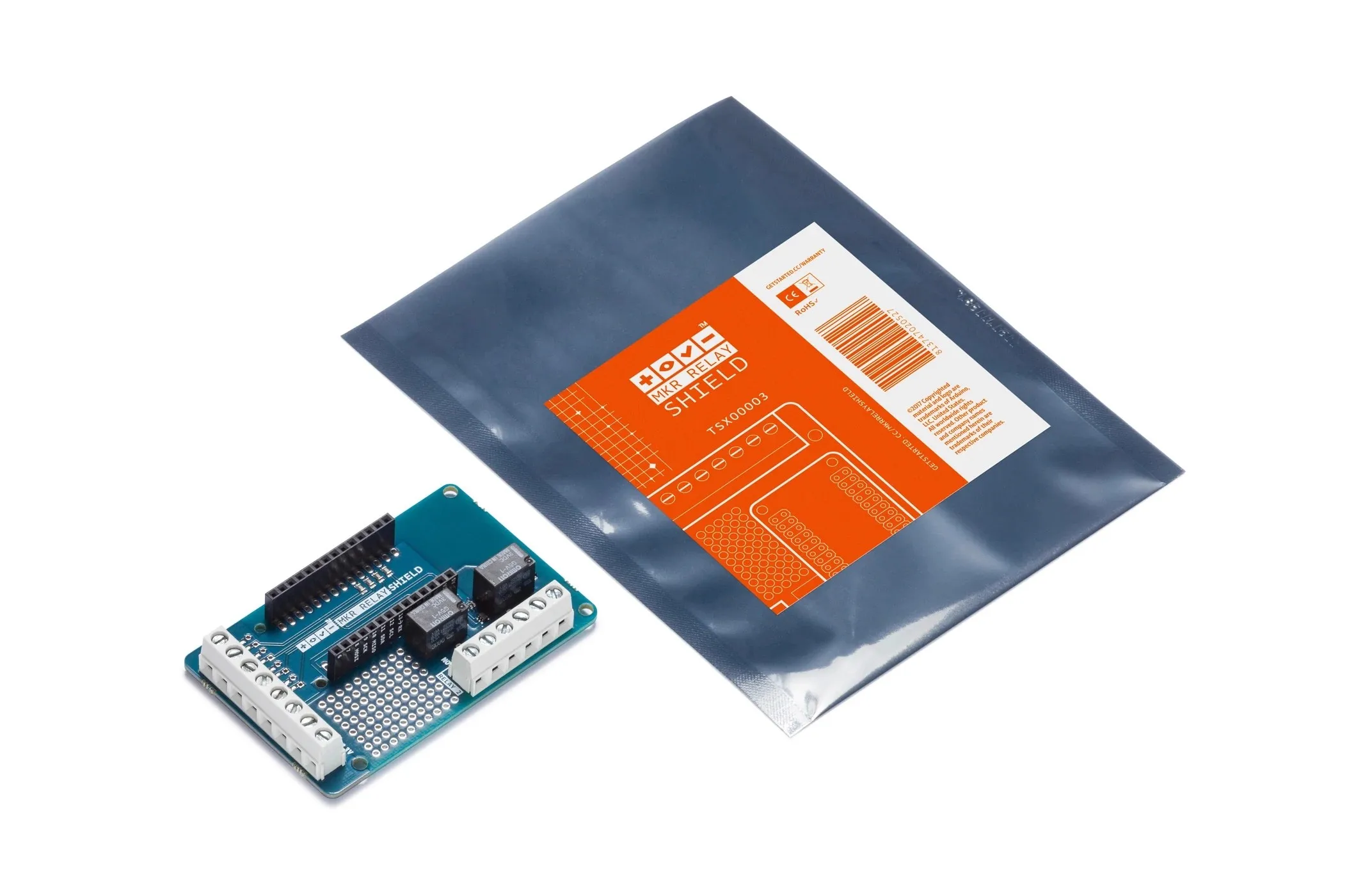 Arduino MKR Relay Proto Shield TSX00003 Development board 100%New and Original
Arduino MKR Relay Proto Shield TSX00003 Development board 100%New and Original