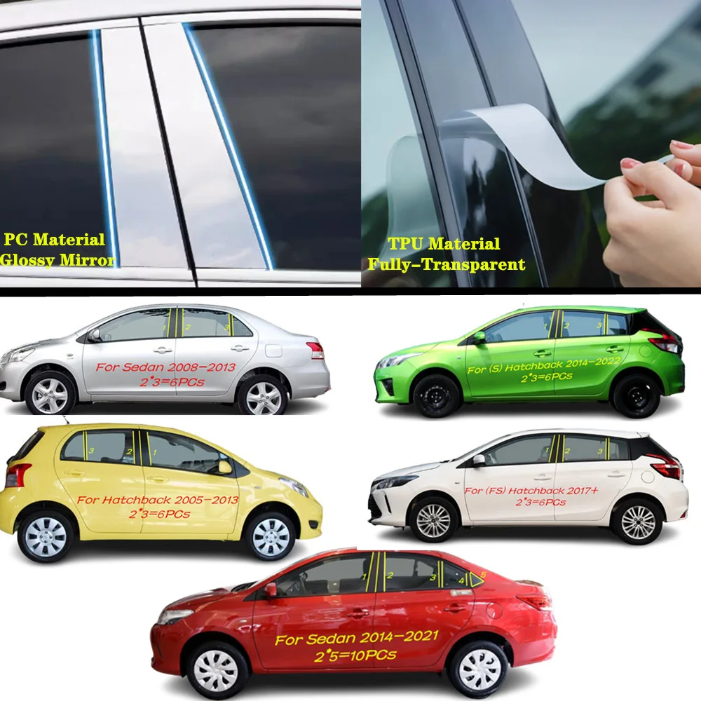 Для Toyota Vios/Yaris L/FS 2005-2014-2022 автомобильный ТПУ/глянцевая зеркальная стойка, крышка, накладка на дверь, окно, молдинг, наклейка, аксессуары
Для Toyota Vios/Yaris L/FS 2005-2014-2022 автомобильный ТПУ/глянцевая зеркальная стойка, крышка, накладка на дверь, окно, молдинг, наклейка, аксессуары