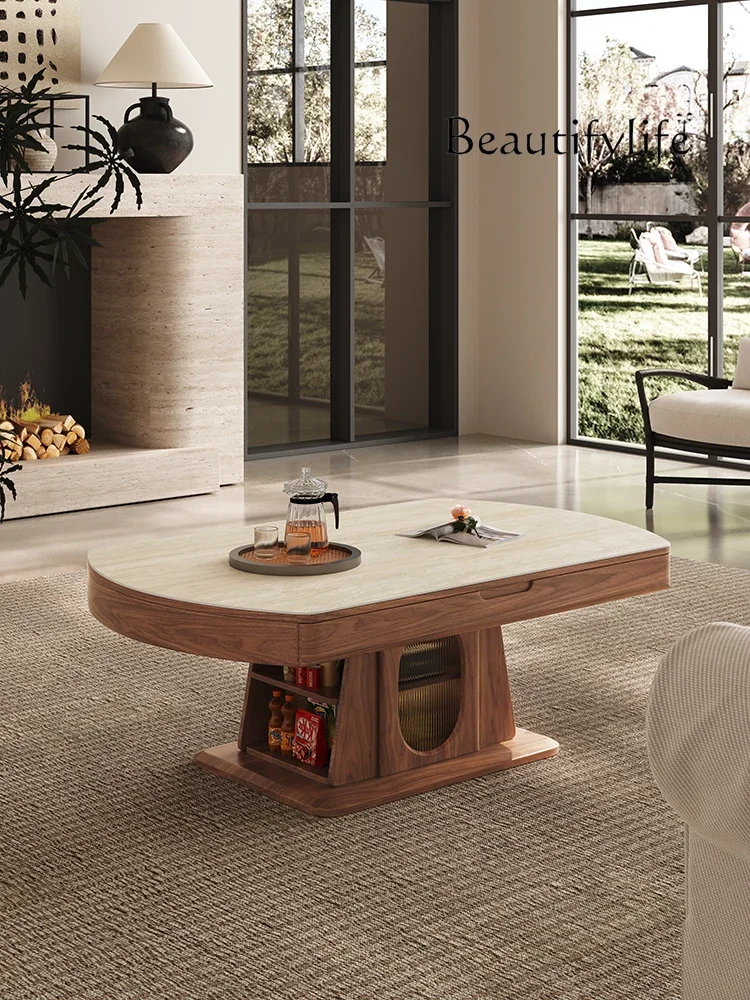 Intelligent lifting rock slab coffee table dining table dual-purpose small apartment multi-function medium and ancient style
Intelligent lifting rock slab coffee table dining table dual-purpose small apartment multi-function medium and ancient style