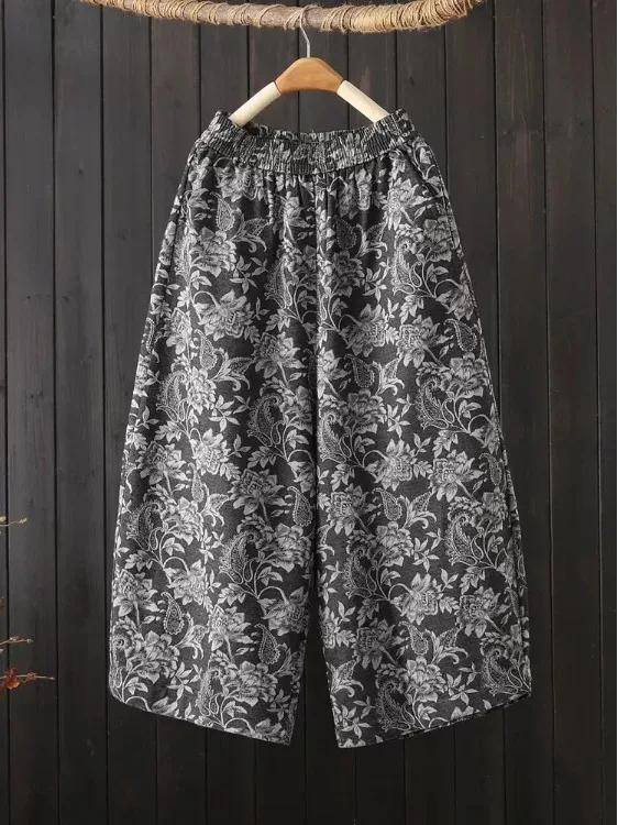 Women's Double-Sided Embroidered Wide Leg Pants Casual Cotton Linen Loose Straight Cut Trousers Comfortable Commute Style
Women's Double-Sided Embroidered Wide Leg Pants Casual Cotton Linen Loose Straight Cut Trousers Comfortable Commute Style