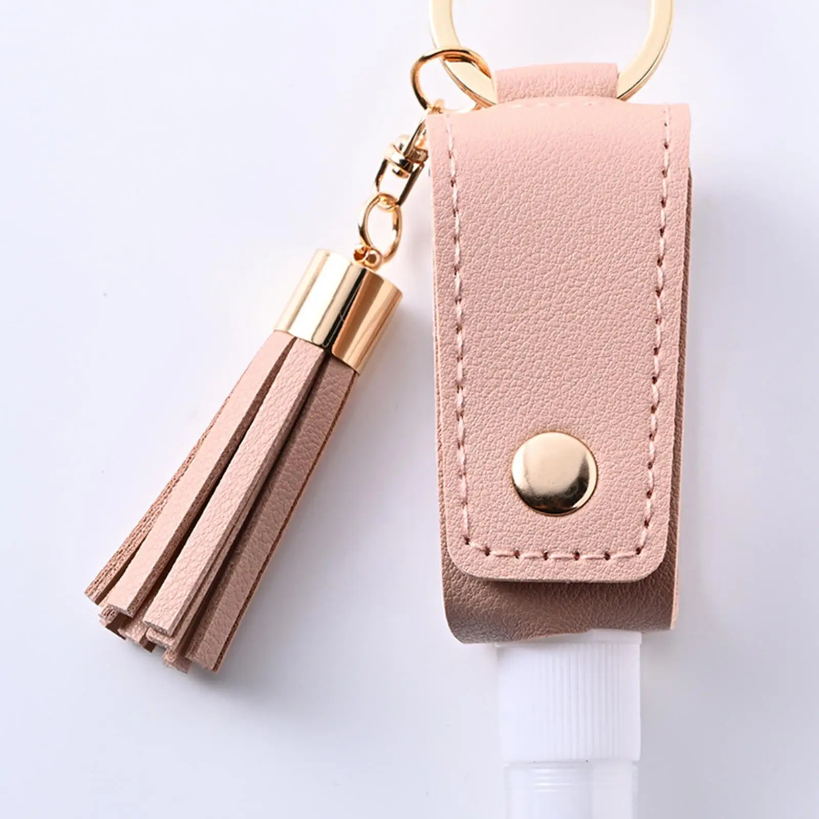 PU Leather Keychain Spray Bottle 30ML Reusable Leakproof Portable Container Travel Size Holder for Gel and Conditioner
PU Leather Keychain Spray Bottle 30ML Reusable Leakproof Portable Container Travel Size Holder for Gel and Conditioner