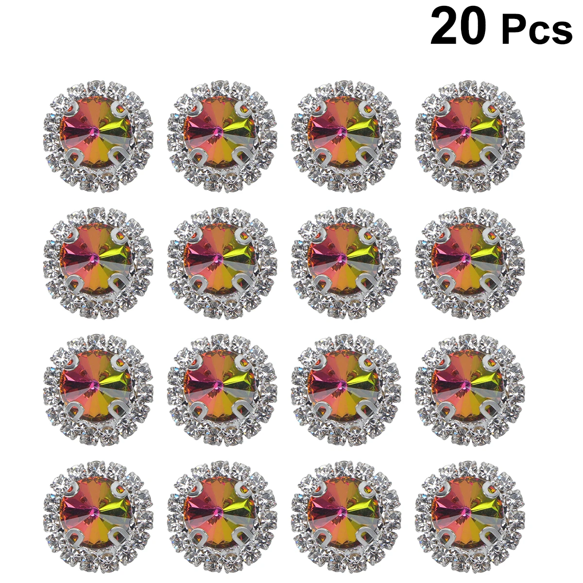 20pcs Colored Claw Chain Drill Gems Craft Rhinestones Crystals Bride Jewelry Scrapbook Phone Decor Table Scatters Vase Fillers
20pcs Colored Claw Chain Drill Gems Craft Rhinestones Crystals Bride Jewelry Scrapbook Phone Decor Table Scatters Vase Fillers