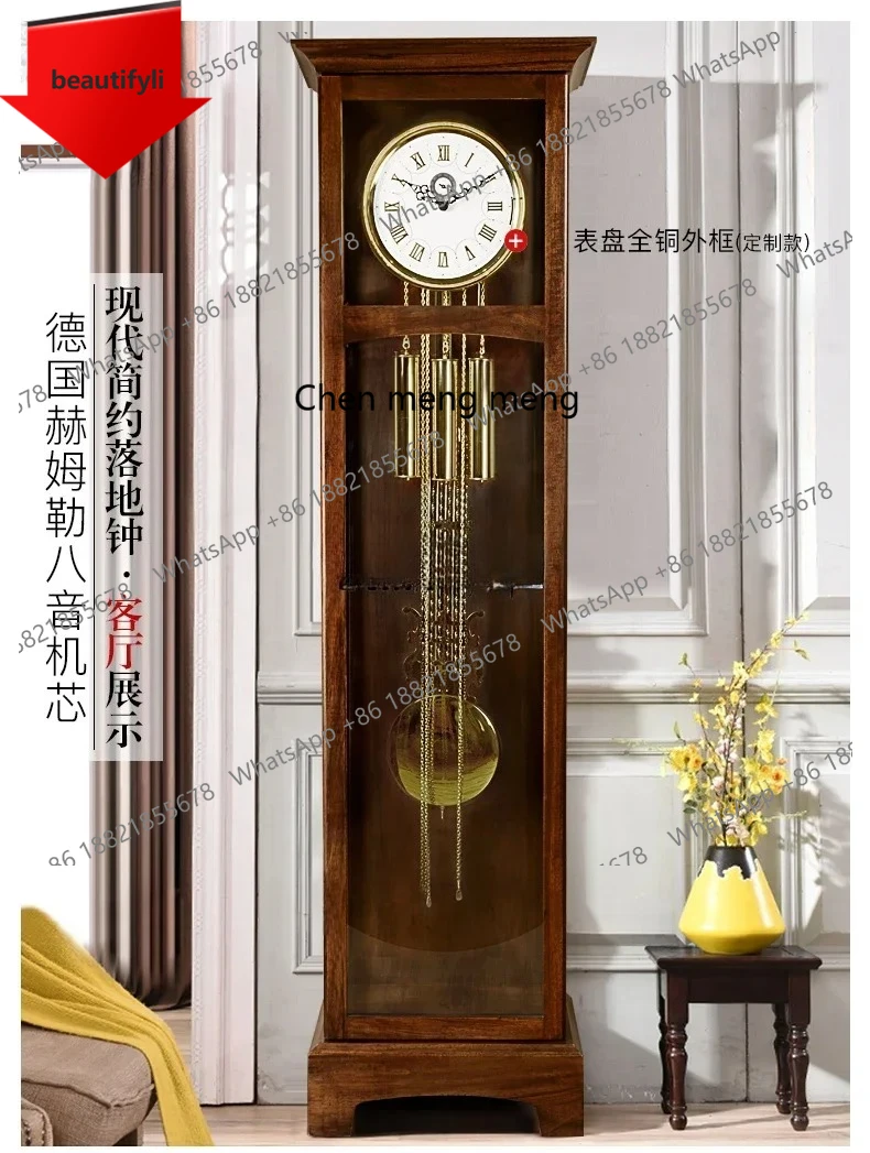 European floor clock living room modern simple American mechanical light luxury floor clock a48
European floor clock living room modern simple American mechanical light luxury floor clock a48