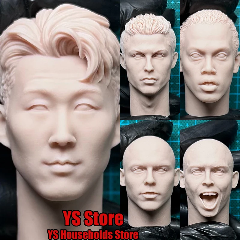 DIY Unpaint Head Sculpt 1/6 Men Soldier Football Korean Brazil International Player White Model Toy For 12'' Action Figure Body
DIY Unpaint Head Sculpt 1/6 Men Soldier Football Korean Brazil International Player White Model Toy For 12'' Action Figure Body