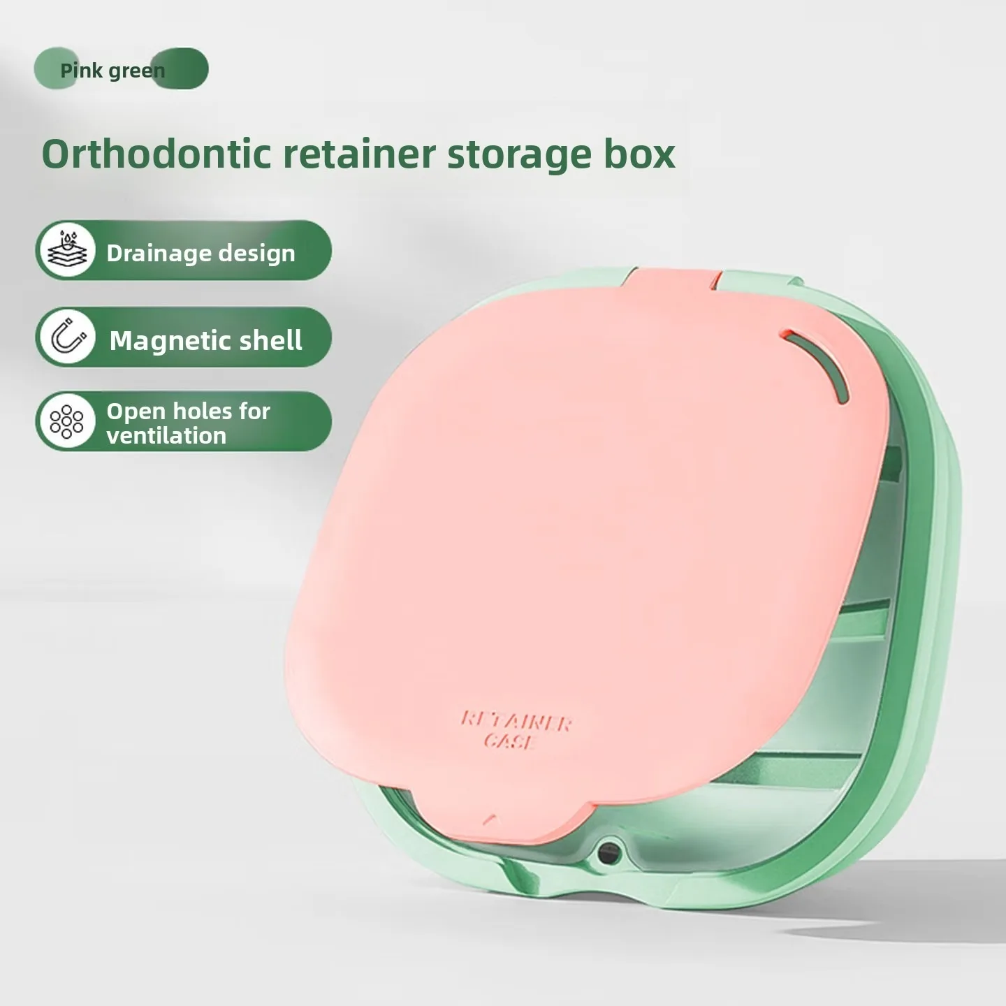 Retainer Storage Box, Dental Aligner Box, Invisible Aligner Box, Dental Braces Storage Box with Mirror
Retainer Storage Box, Dental Aligner Box, Invisible Aligner Box, Dental Braces Storage Box with Mirror
