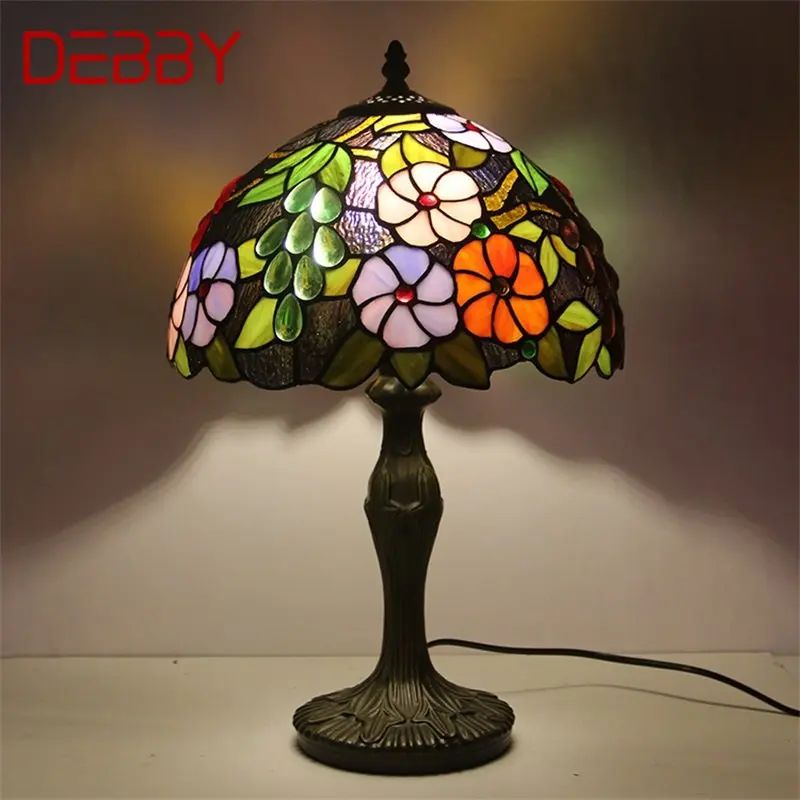 DEBBY Tiffany Table Lamp LED Vintage Color Glass Fashion Flowers Pattern Desk Light Decor For Home Living Room Bedroom Bedside
DEBBY Tiffany Table Lamp LED Vintage Color Glass Fashion Flowers Pattern Desk Light Decor For Home Living Room Bedroom Bedside