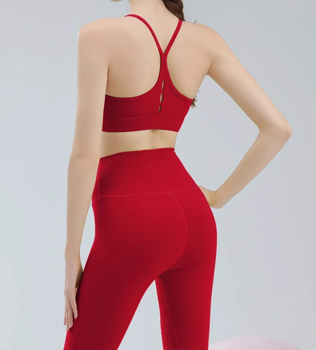 Sports Y Shape Thin Shoulder Straps Women Yoga Tank Top with Chest Pad Gym Fitness 2 Piece Suit Yoga High Waist Leggings
Sports Y Shape Thin Shoulder Straps Women Yoga Tank Top with Chest Pad Gym Fitness 2 Piece Suit Yoga High Waist Leggings