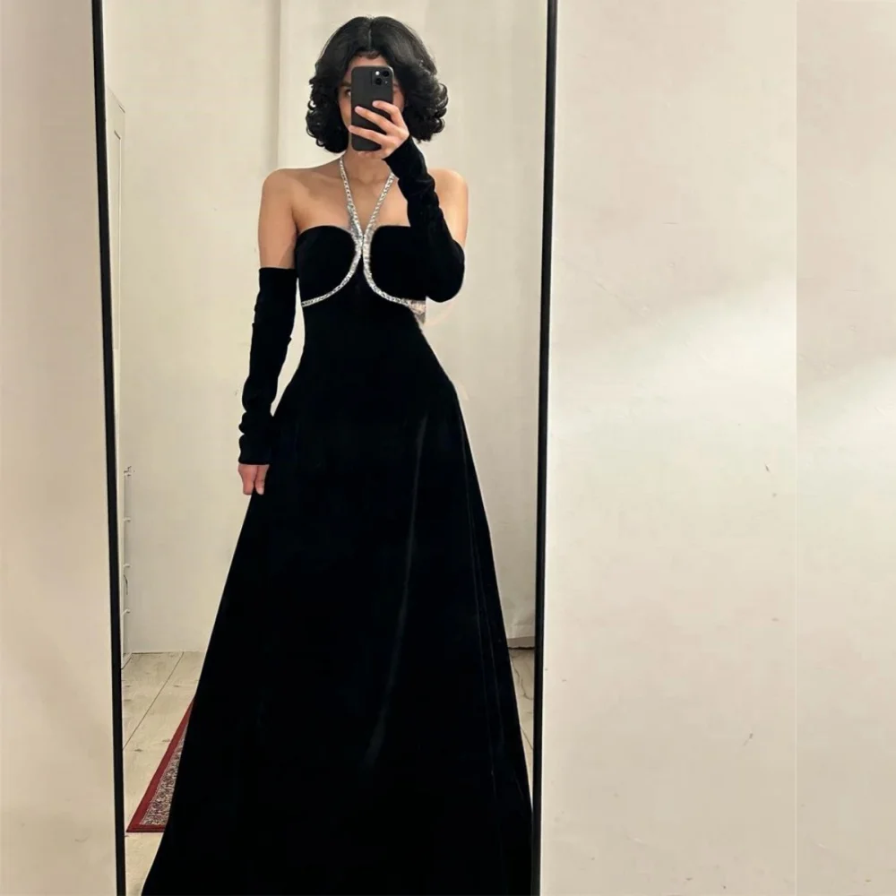 Customized Prom Gown Evening Formal Dress YPMWZX Halter Floor Length Skirts Bespoke Occasion Dresses Party Women
Customized Prom Gown Evening Formal Dress YPMWZX Halter Floor Length Skirts Bespoke Occasion Dresses Party Women