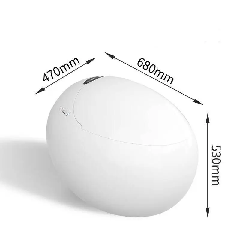 Modern egg-shaped bathroom bathroom ceramic luxury electric smart bathroom toilet
Modern egg-shaped bathroom bathroom ceramic luxury electric smart bathroom toilet