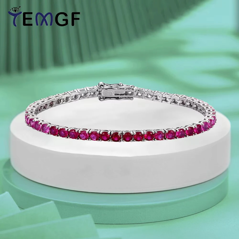 TEMGF Red/Blue Gradient Tennis Bracelet S925 Silver Chain for Women Men Couple Unique Fine Jewelry Date Love Birthday Gifts
TEMGF Red/Blue Gradient Tennis Bracelet S925 Silver Chain for Women Men Couple Unique Fine Jewelry Date Love Birthday Gifts