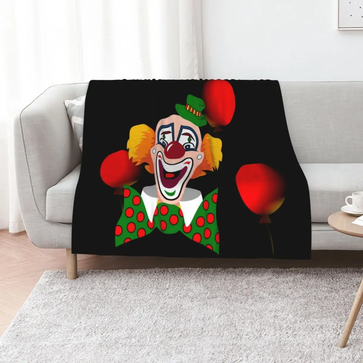 Clown Throw Blanket Flannel Custom Winter beds Soft Blankets
Clown Throw Blanket Flannel Custom Winter beds Soft Blankets
