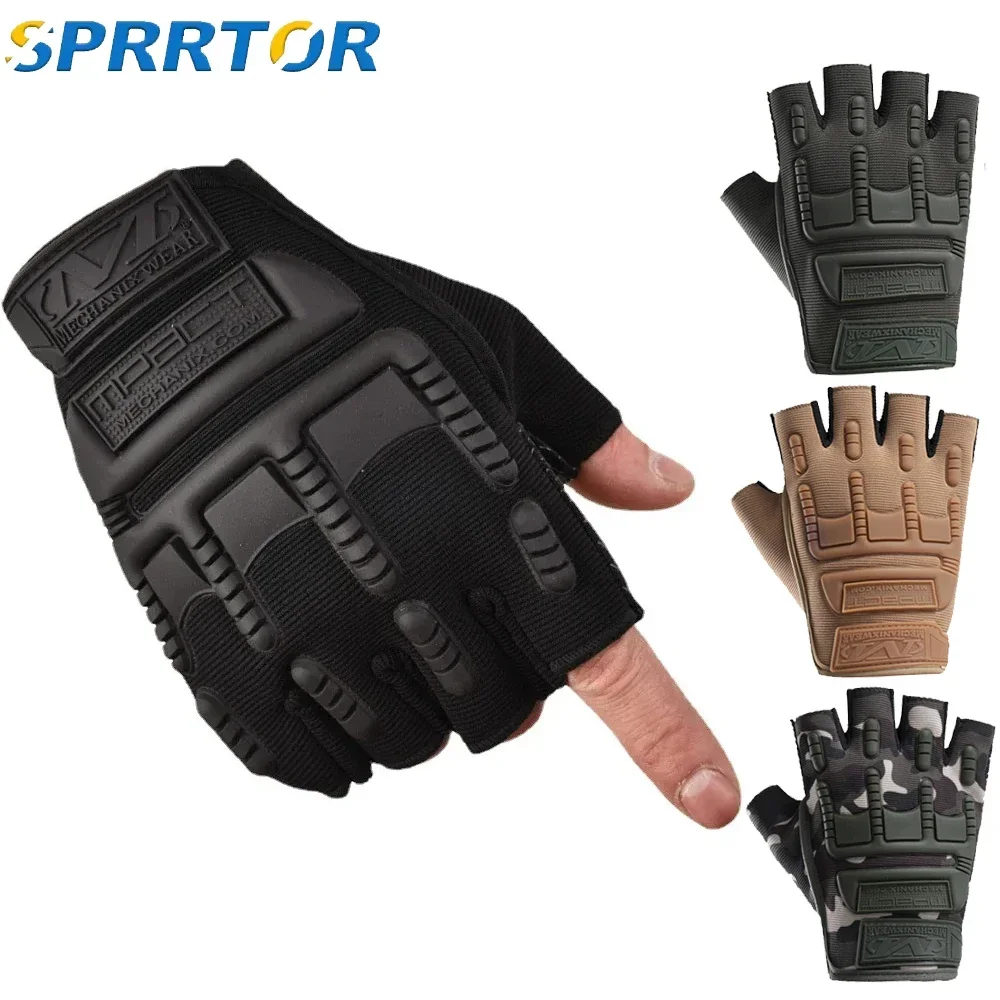 1Pair Fingerless Gloves Half Finger Gloves for Men Women, Motorcycle Bike Cycling Driving Hiking Riding Outdoor Sport Gloves
1Pair Fingerless Gloves Half Finger Gloves for Men Women, Motorcycle Bike Cycling Driving Hiking Riding Outdoor Sport Gloves