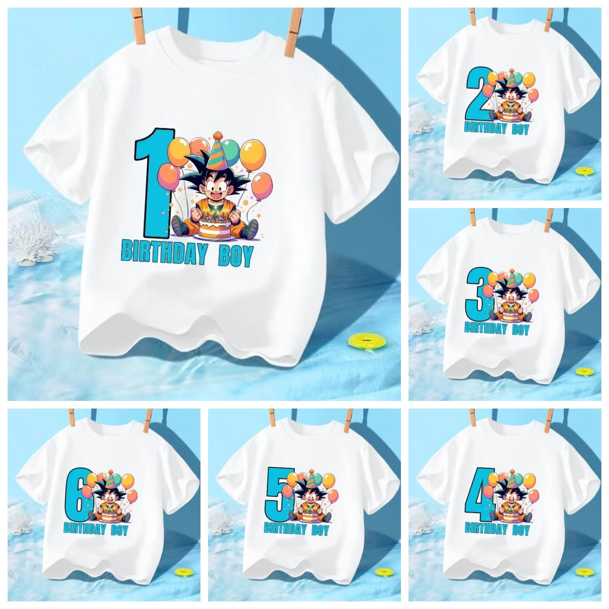 Summer Dragon Ball Vintage Cotton 1-9 Years Old T-Shirt Sweating Breathable Men's Kid's T-shirt Japanese Anime Casual Tee
Summer Dragon Ball Vintage Cotton 1-9 Years Old T-Shirt Sweating Breathable Men's Kid's T-shirt Japanese Anime Casual Tee
