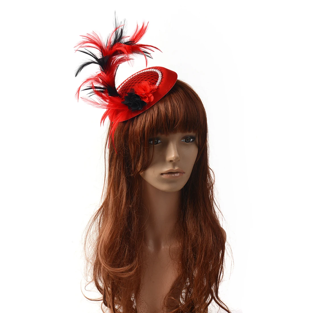 Red Handmade Feather Bead Flower Pillbox Hat Hair Clip Accessories Fascinators For Women Girl Tea Party Bridal Wedding Dress
Red Handmade Feather Bead Flower Pillbox Hat Hair Clip Accessories Fascinators For Women Girl Tea Party Bridal Wedding Dress