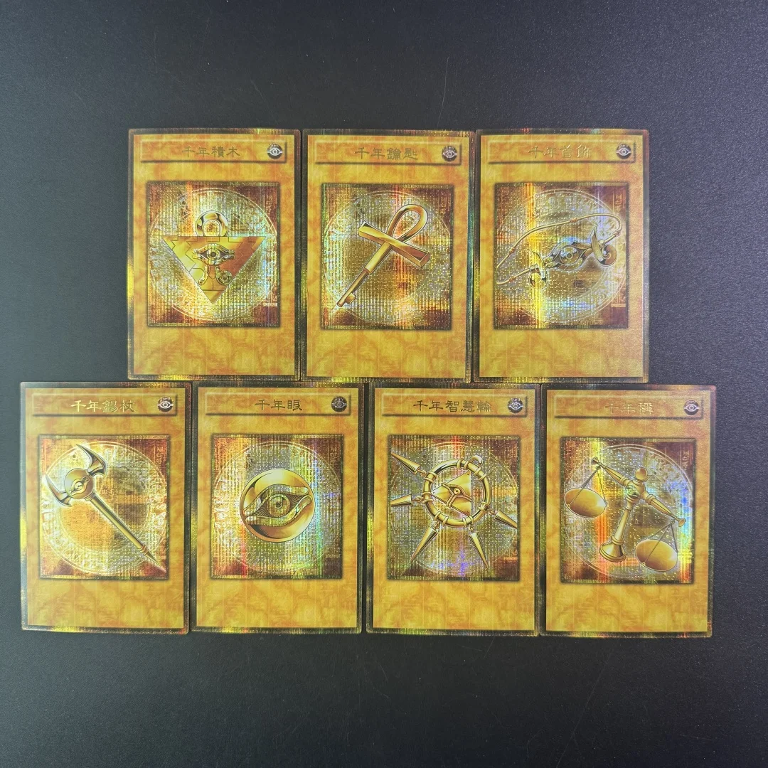 Набор из 7 штук: Коллекционные карты Yu-Gi-Oh! DIY Millennium Fan, Колесо Миллениума, Карты Мудрости, Флеш-карты, Игрушки-подарки, Новинка
Набор из 7 штук: Коллекционные карты Yu-Gi-Oh! DIY Millennium Fan, Колесо Миллениума, Карты Мудрости, Флеш-карты, Игрушки-подарки, Новинка