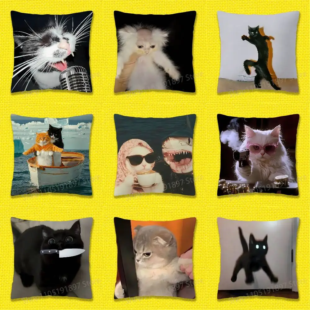 Lovely Cat Pet Funny Throw Pillow Case For 50x50cm 30x30cm 55x55cm 45x45cm 40x40cm Square Bed Pillowcase Cover
Lovely Cat Pet Funny Throw Pillow Case For 50x50cm 30x30cm 55x55cm 45x45cm 40x40cm Square Bed Pillowcase Cover