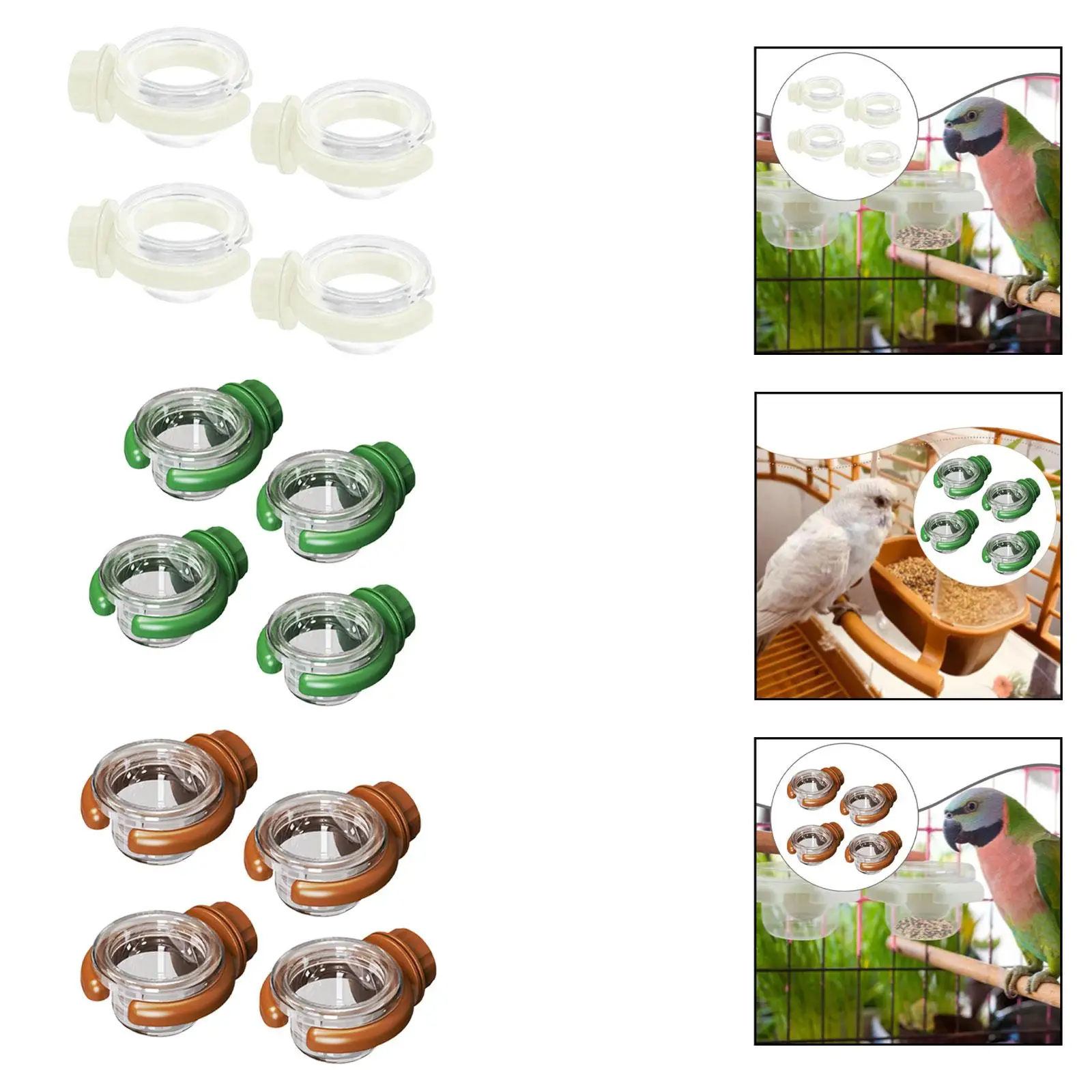 4-х шт., украшение для кормушки для птиц, подвесной универсальный двор, легко чистится, для снаружи, прозрачный аксессуар, миска для кормления
4-х шт., украшение для кормушки для птиц, подвесной универсальный двор, легко чистится, для снаружи, прозрачный аксессуар, миска для кормления