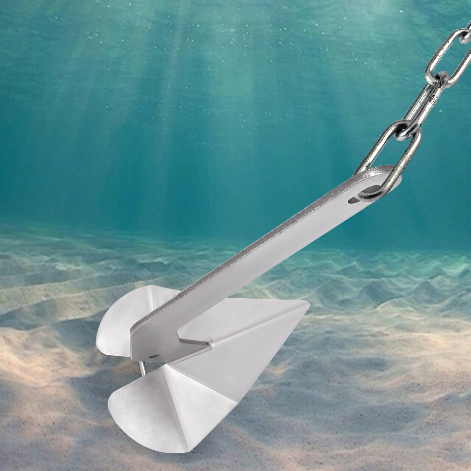 Small Yacht Boat Anchor, Marine Stainless Steel 316 Wing Style Anchor for Boats, Lightweight Corrosion-Resistant Anchor, Boat Accessories
Small Yacht Boat Anchor, Marine Stainless Steel 316 Wing Style Anchor for Boats, Lightweight Corrosion-Resistant Anchor, Boat Accessories