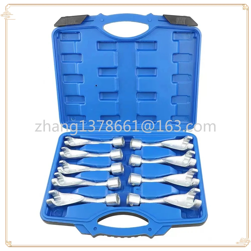 9pcs Common Rail Injection Fuel Line Remover 12 Point Injector Fuel Line Socket 1/2" Dr 12mm- 22mm
9pcs Common Rail Injection Fuel Line Remover 12 Point Injector Fuel Line Socket 1/2" Dr 12mm- 22mm