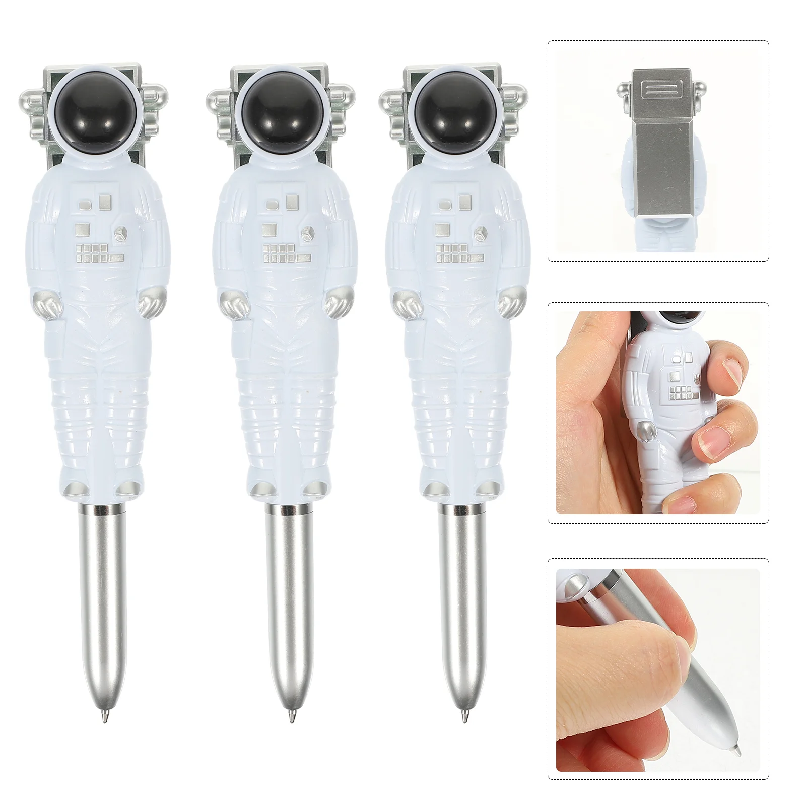 3 Pcs Ball Point Pens Astronaut Styling Household 6X4X2cm Ballpoint Multi-function Adorable Ergonomic Child
3 Pcs Ball Point Pens Astronaut Styling Household 6X4X2cm Ballpoint Multi-function Adorable Ergonomic Child