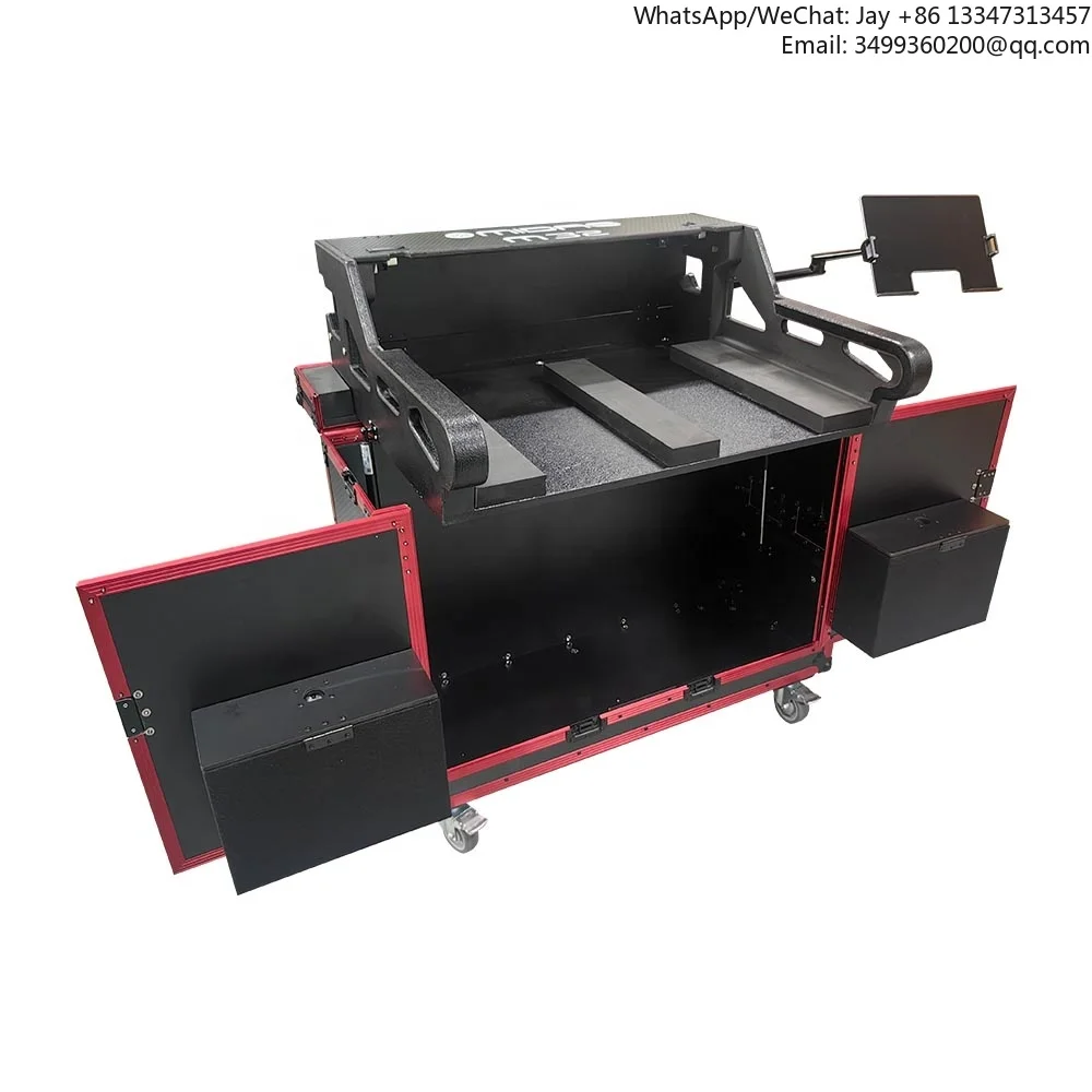 Индивидуальный гидравлический кейс для полета M32 с подставкой для ноутбука, уличное музыкальное оборудование, кейс для полета с цифровым микшером
Индивидуальный гидравлический кейс для полета M32 с подставкой для ноутбука, уличное музыкальное оборудование, кейс для полета с цифровым микшером